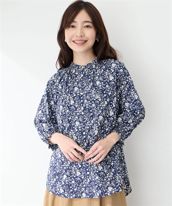 Petit Honfleur リバティプリントギャザーブラウス_variationthumb_2