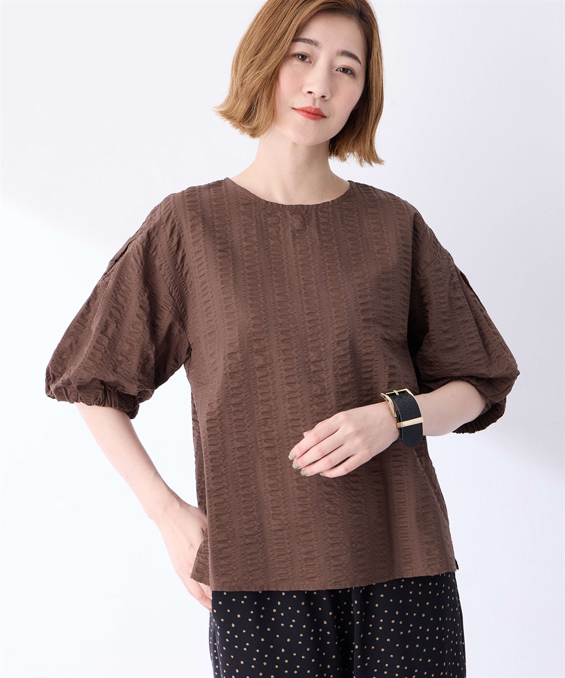 Petit Honfleur バルーンスリーブプルオーバー_variation_2