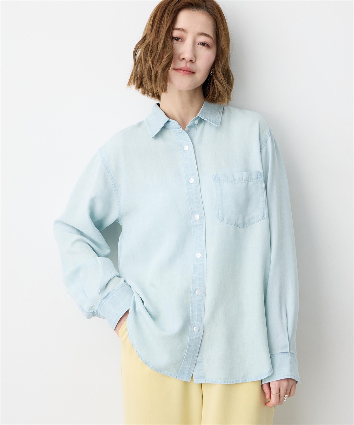 Petit Honfleur テンセルデニムシャツ_variation_2