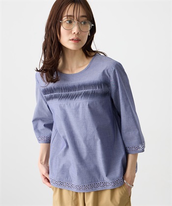 Petit Honfleur ピンタックブラウス_variationthumb_3