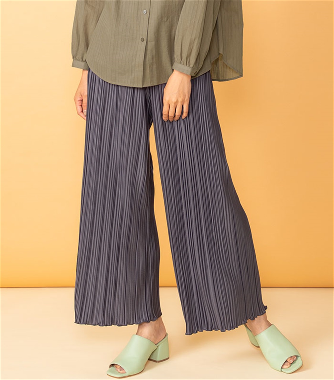 プリーツパンツ Petit Honfleur｜クロスプラス公式通販サイト