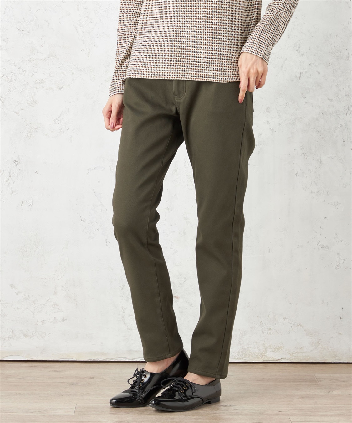 Petit Honfleur 裏フリースストレッチパンツ_variation_3