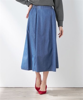 Petit Honfleur デニムフレアスカート_variationthumb_1