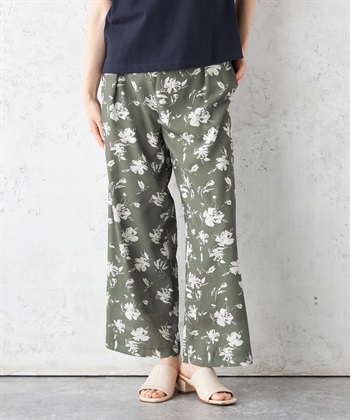 Petit Honfleur プリントワイドパンツ_variationthumb_2