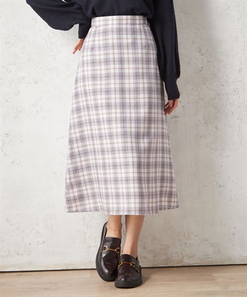 Petit Honfleur チェックロングスカート_variationthumb_1