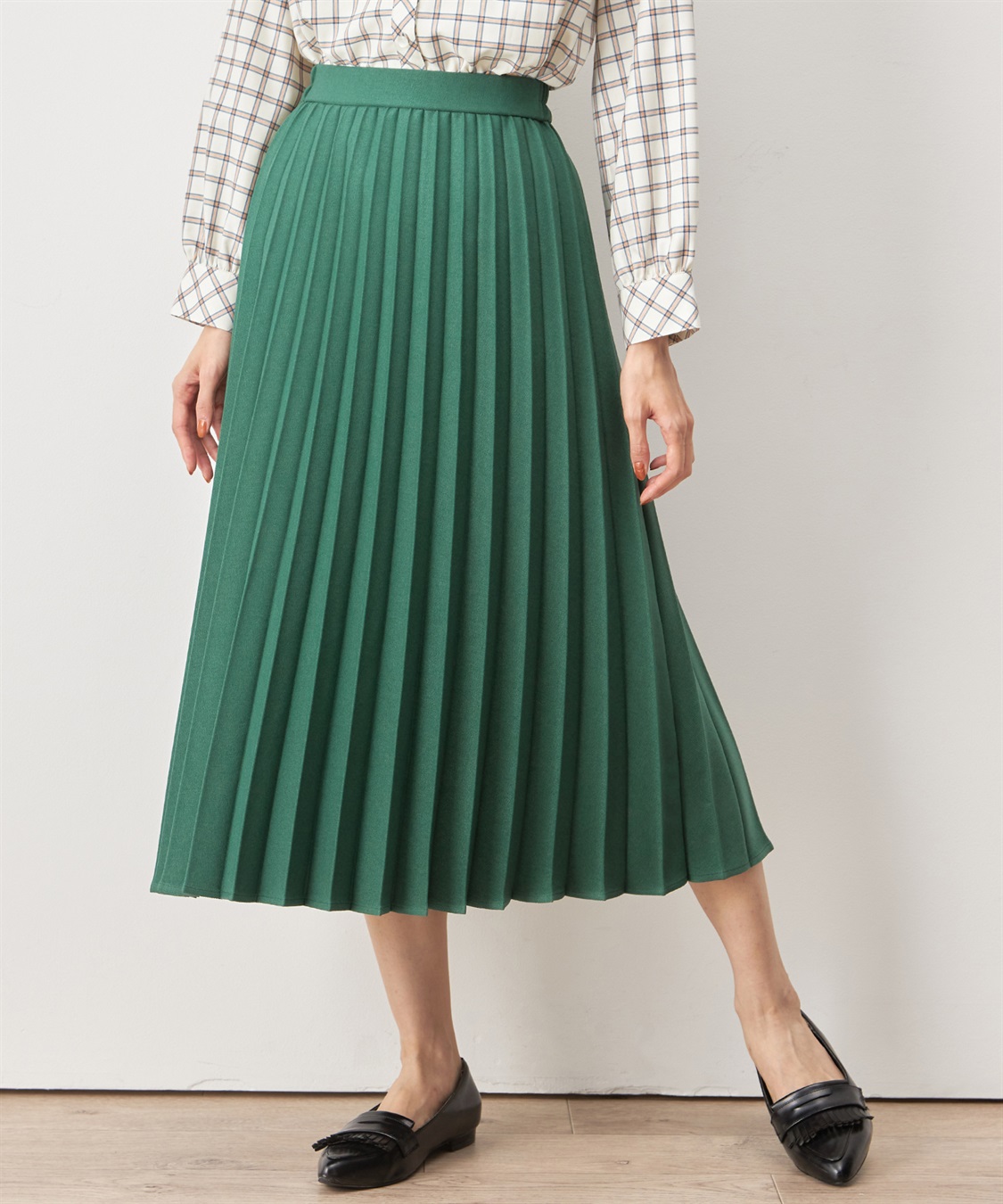 アコーディオンプリーツスカート Petit Honfleur｜クロスプラス公式