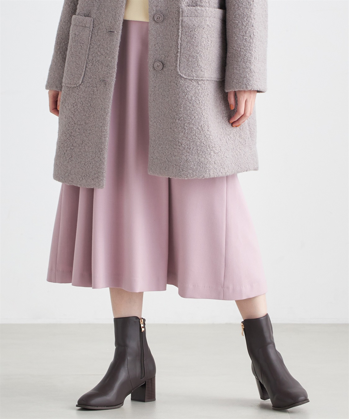 Petit Honfleur サイドポケットスカート_main