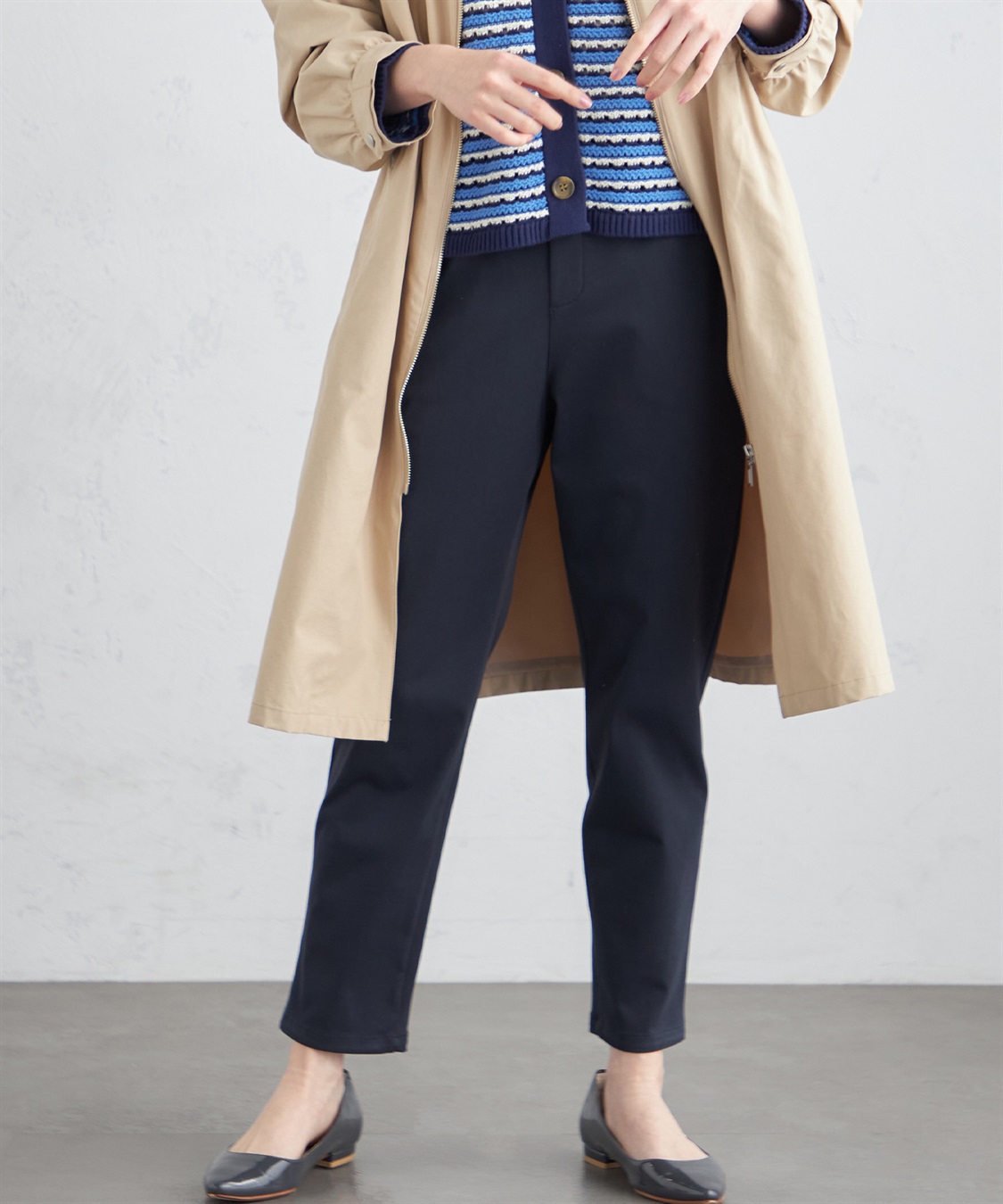 Petit Honfleur ストレッチパンツ_main