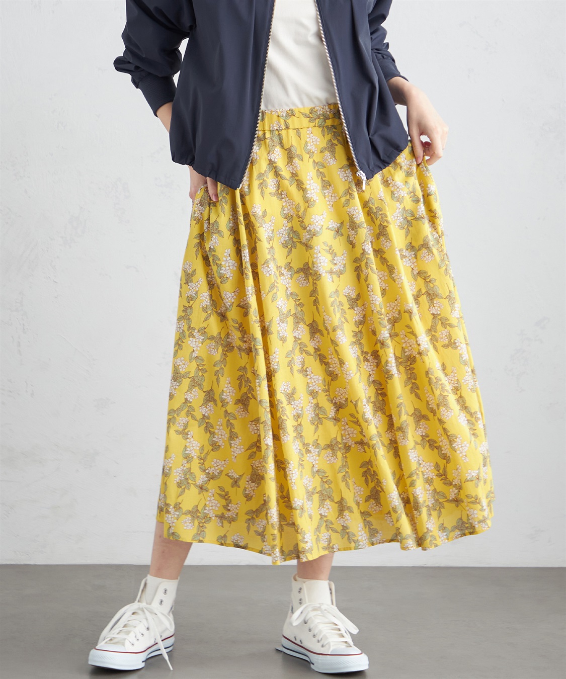 Petit Honfleur プリントスカート_main