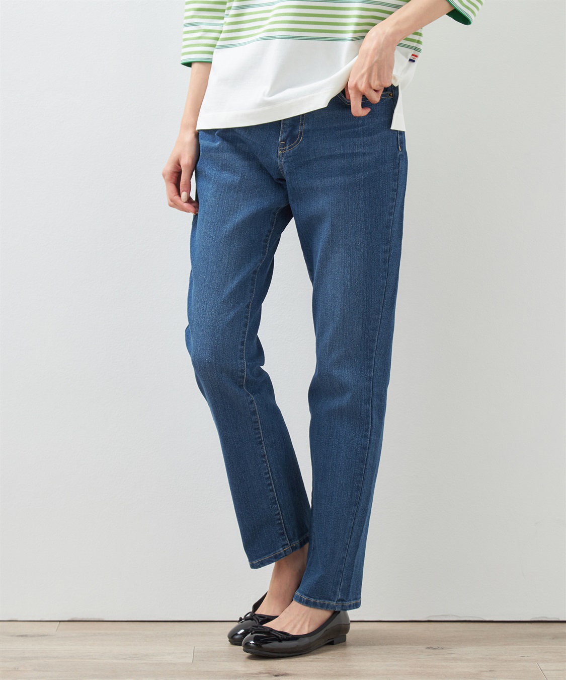 Petit Honfleur ストレートデニムパンツ_variation_1