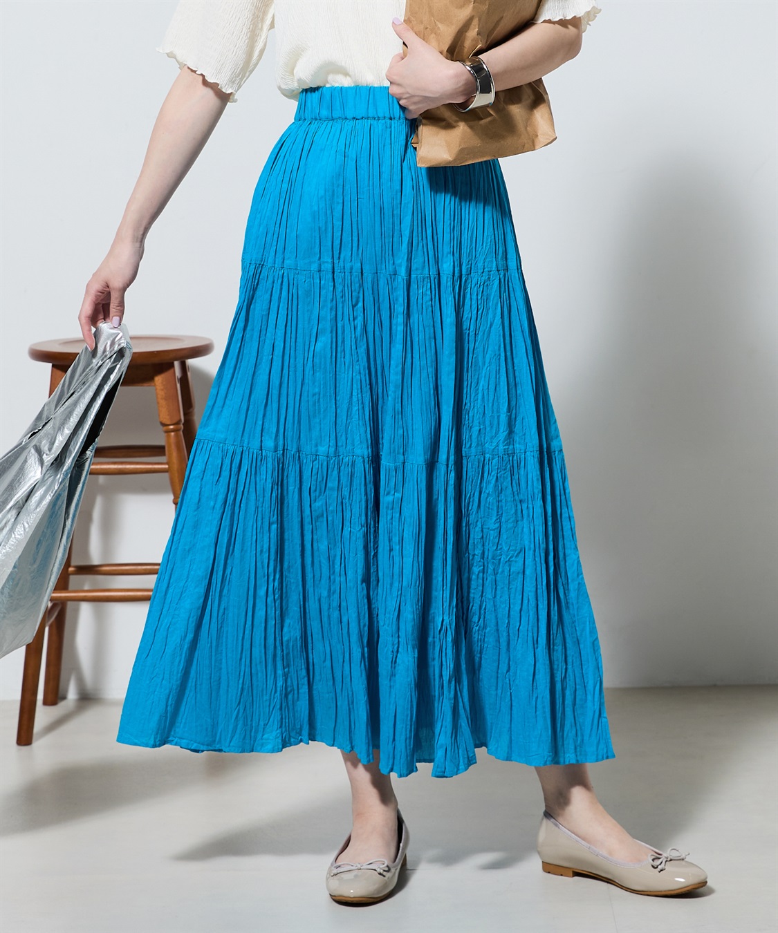 Petit Honfleur ティアードスカート_main