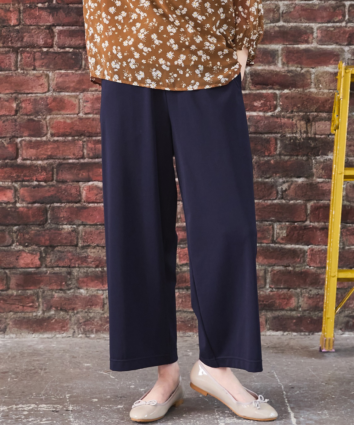 Petit Honfleur 【冷感】ドロストパンツ_main