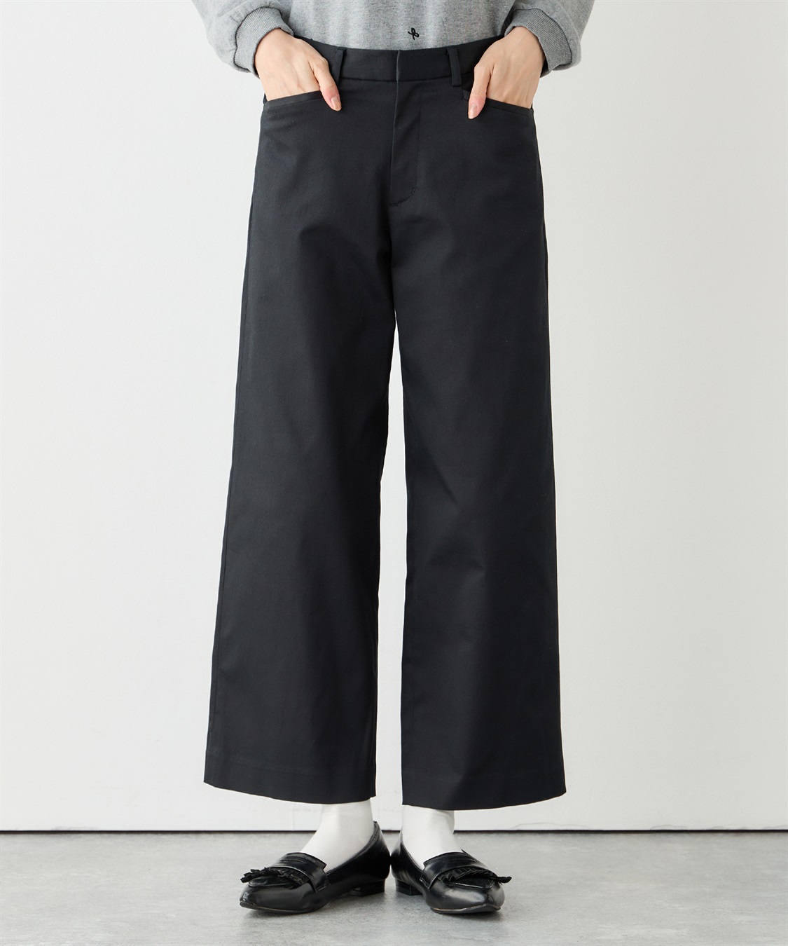 Petit Honfleur コットンサテンパンツ_variation_1