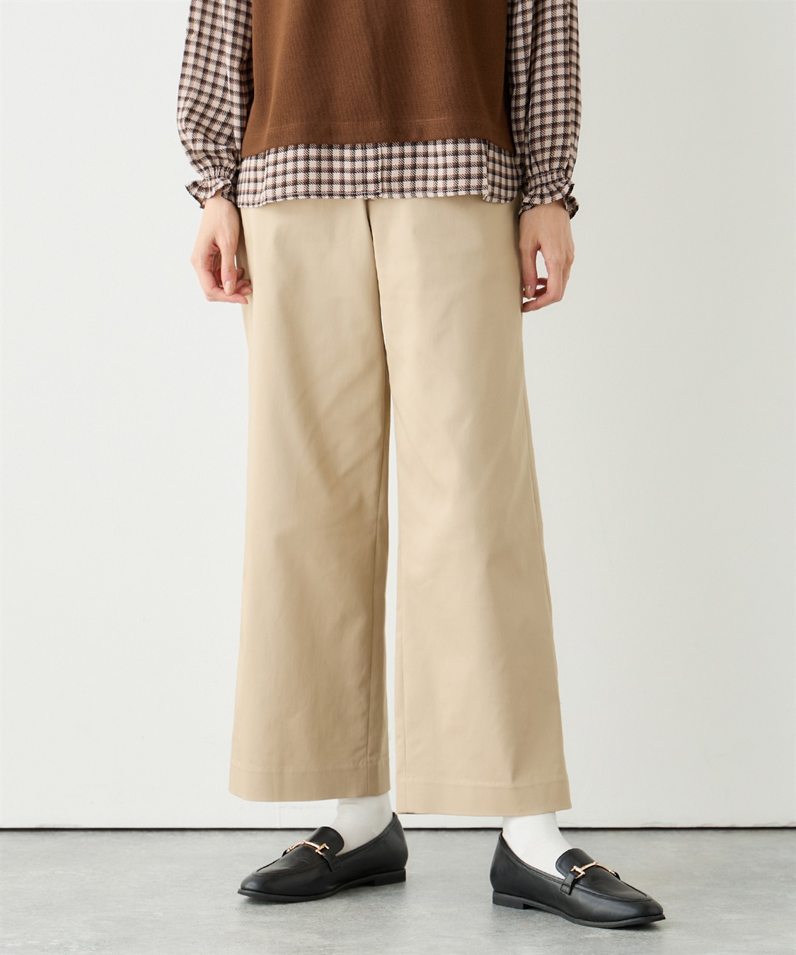 Petit Honfleur コットンサテンパンツ_variation_2