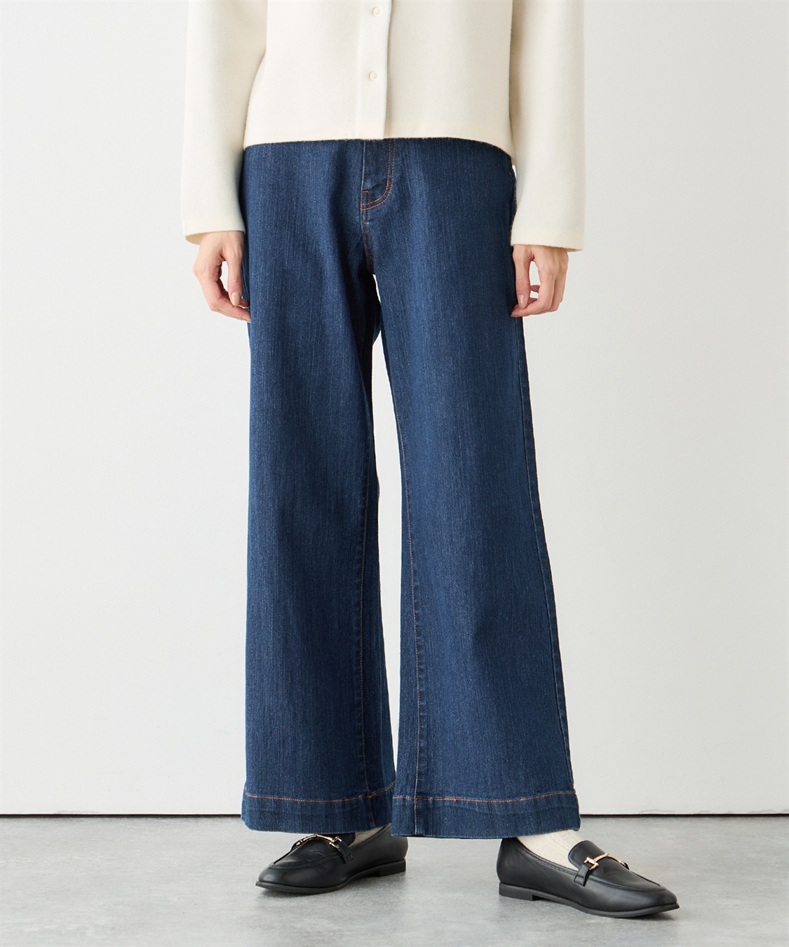 Petit Honfleur バギーデニムパンツ_variation_2