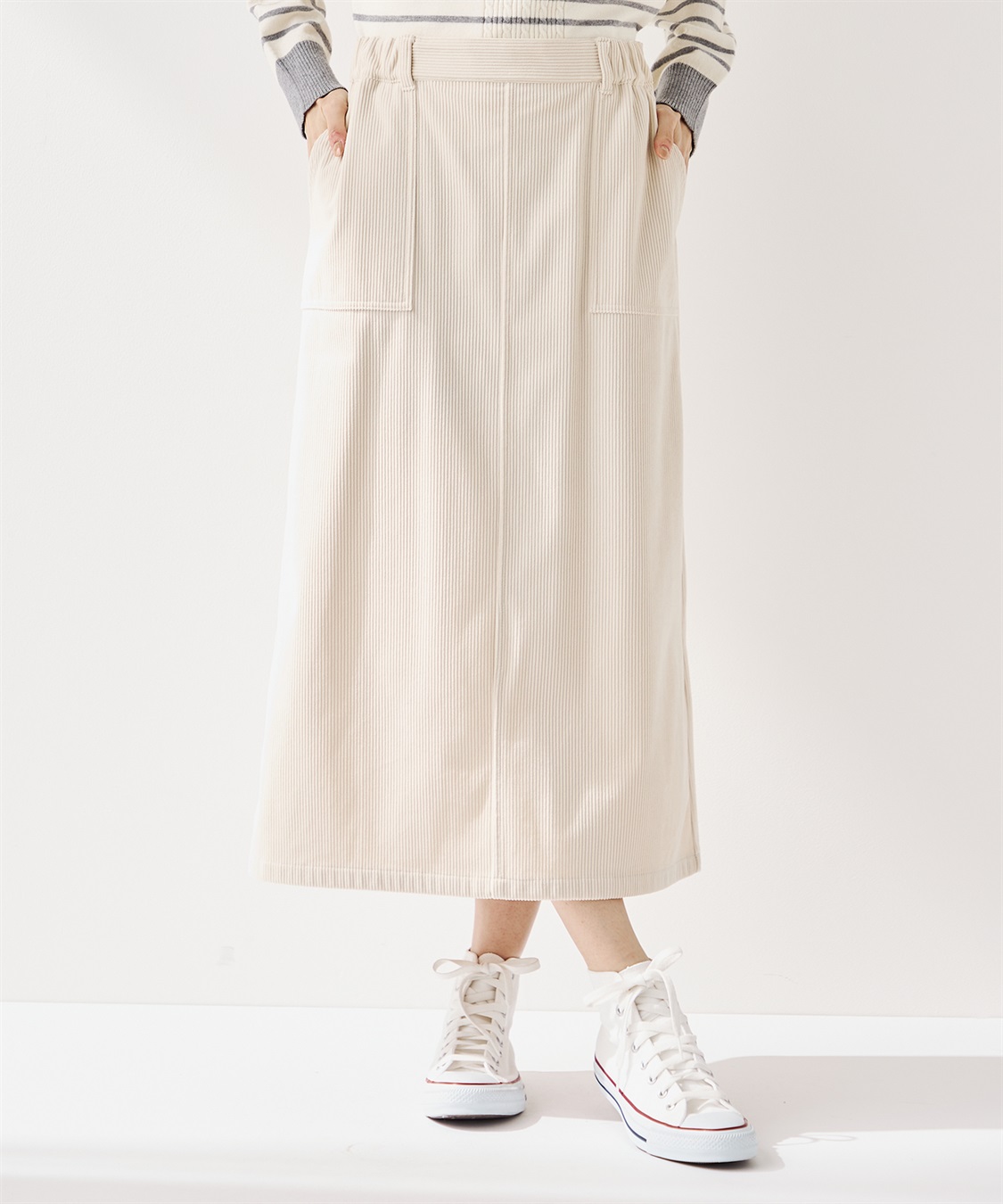 Petit Honfleur コーデュロイスカート_variation_1