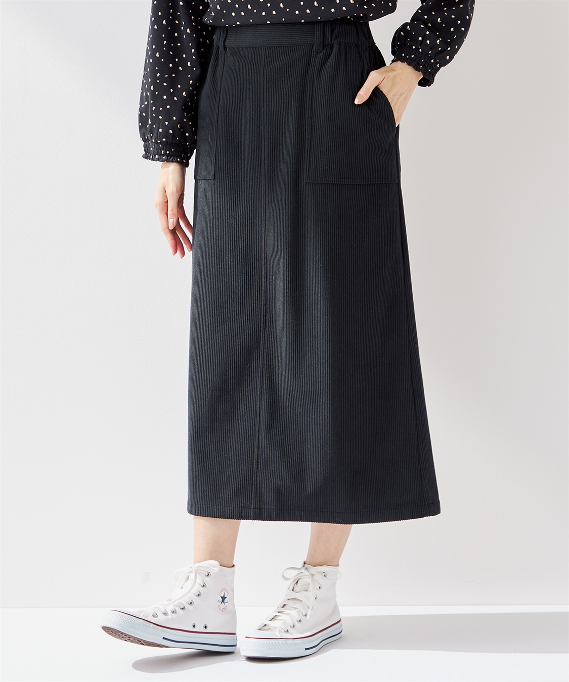 Petit Honfleur コーデュロイスカート_variation_2