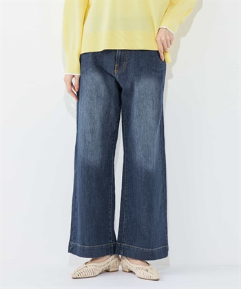 バギーデニムパンツ Petit Honfleur｜クロスプラス公式通販サイト