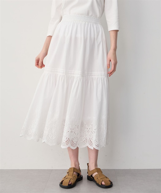 レーススカート Petit Honfleur｜クロスプラス公式通販サイト