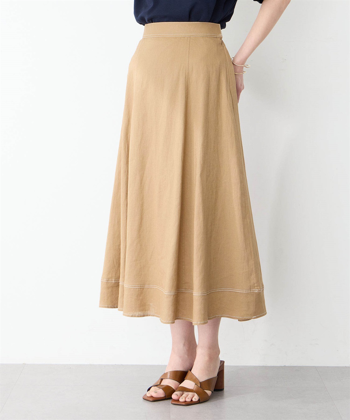 Petit Honfleur ストレッチフレアスカート_variation_1