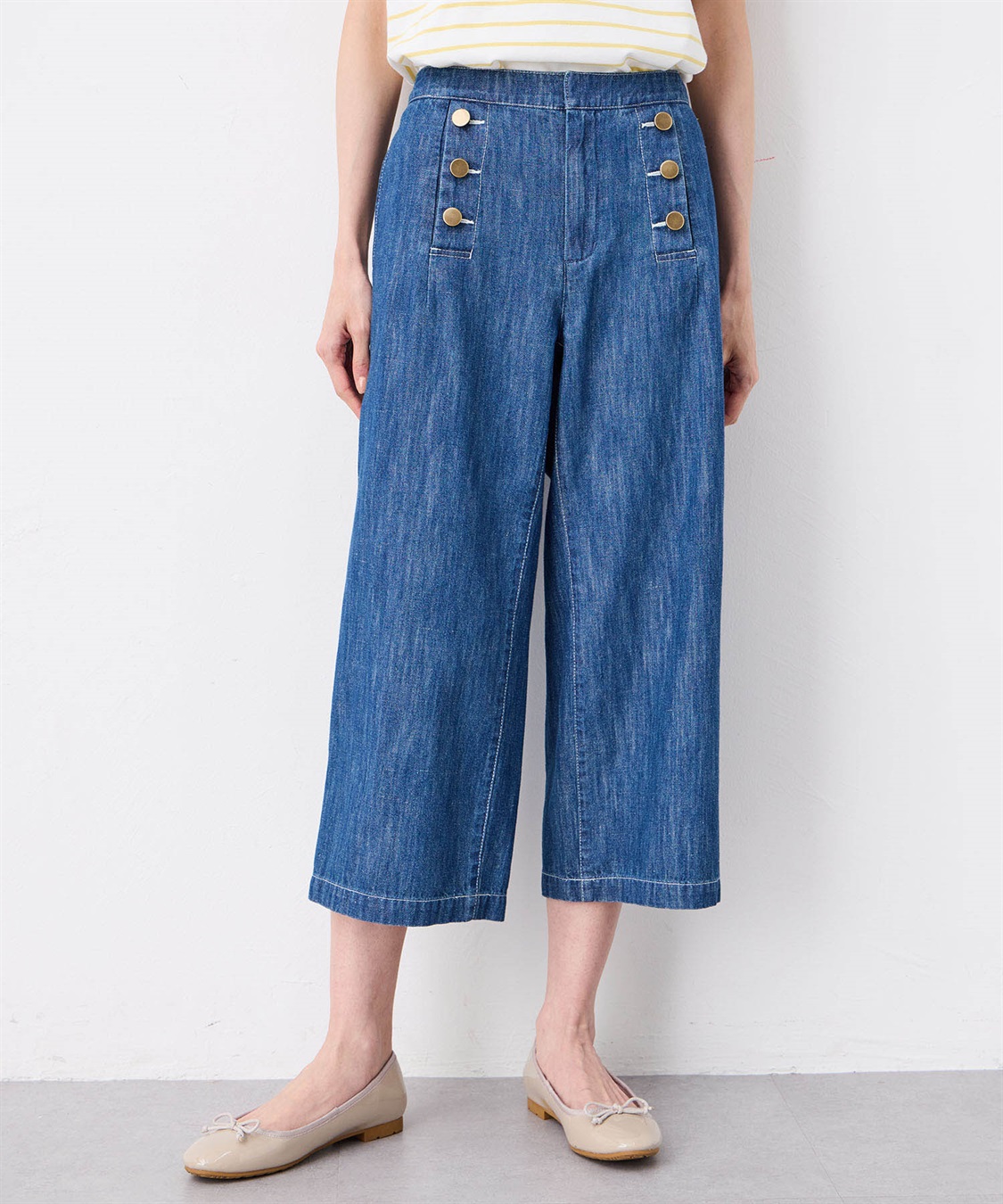 Petit Honfleur マリンデニムパンツ_variation_1