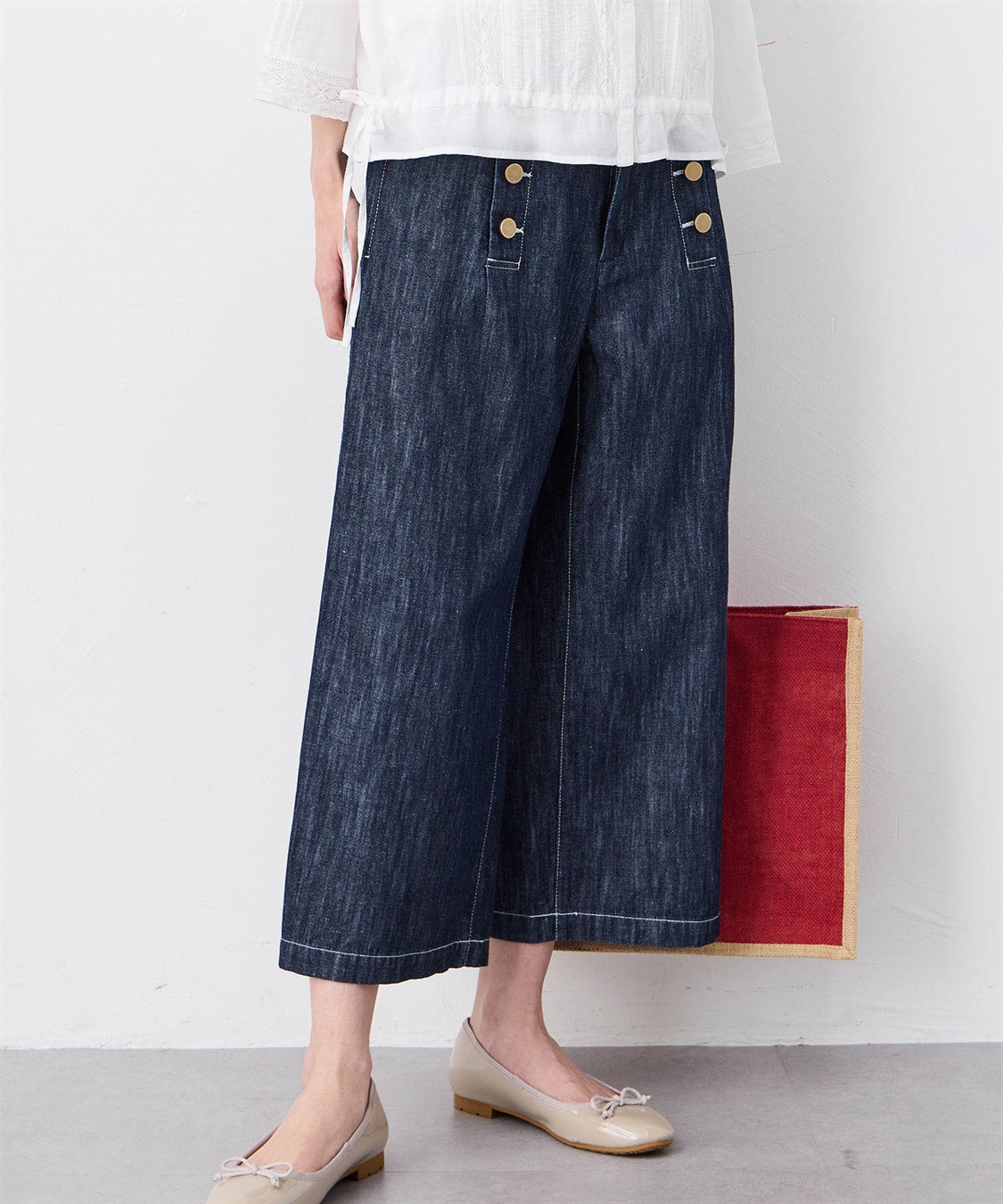 Petit Honfleur マリンデニムパンツ_variation_2