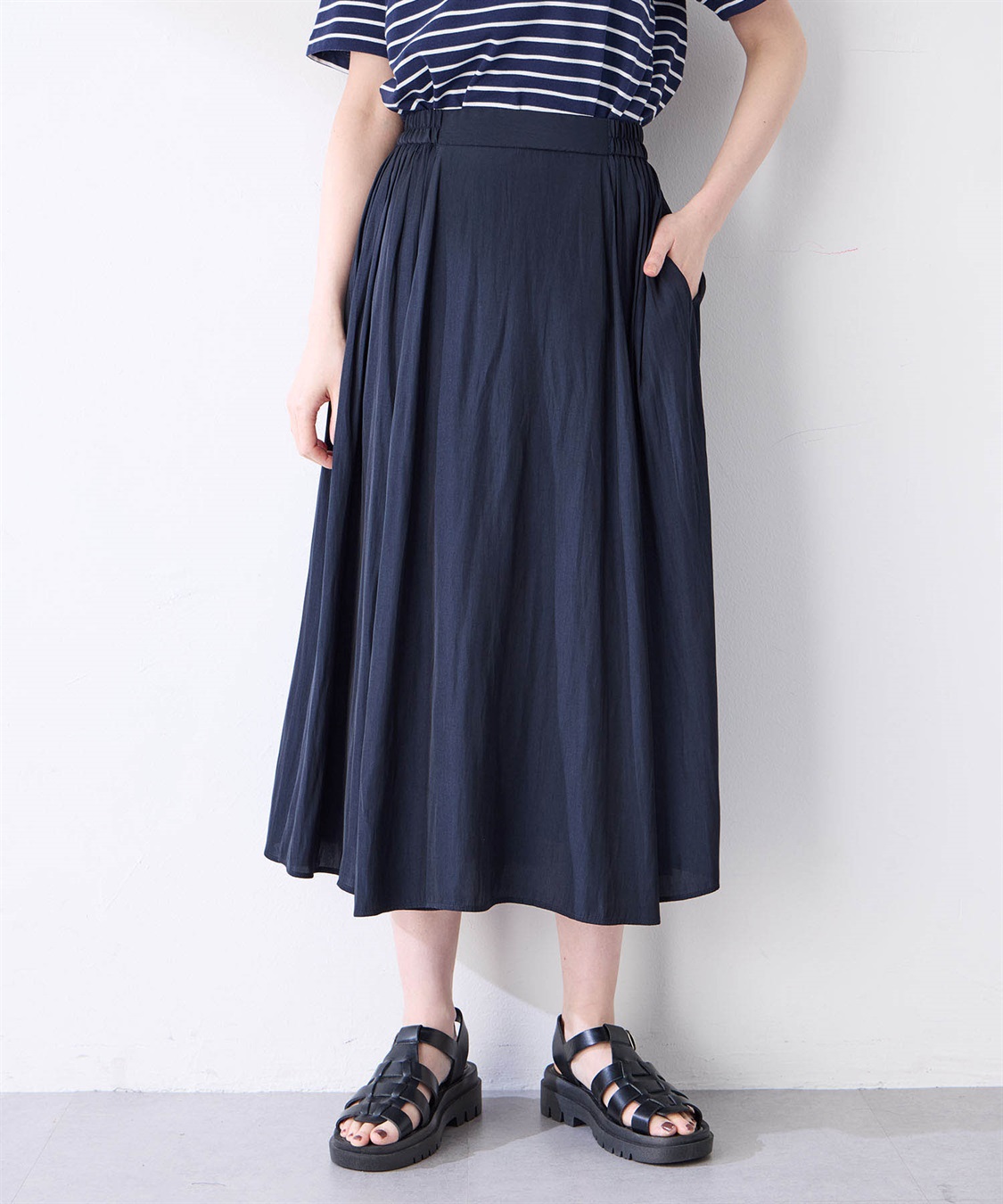 Petit Honfleur フレアスカート_main