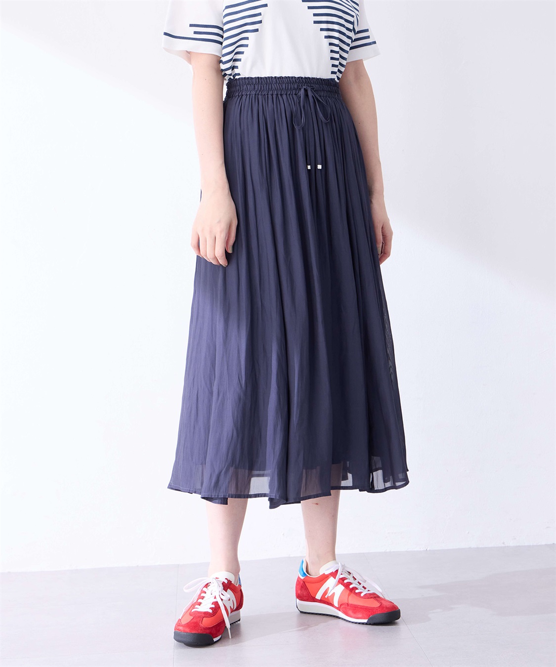 Petit Honfleur シアーギャザースカート_variation_3