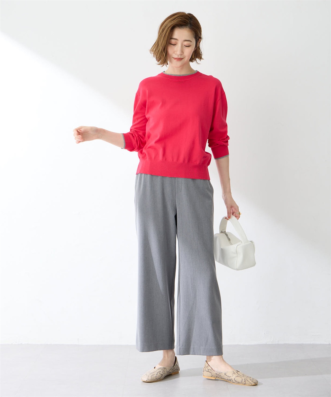 Petit Honfleur すご楽ワイドパンツ定番カラー_variation_1