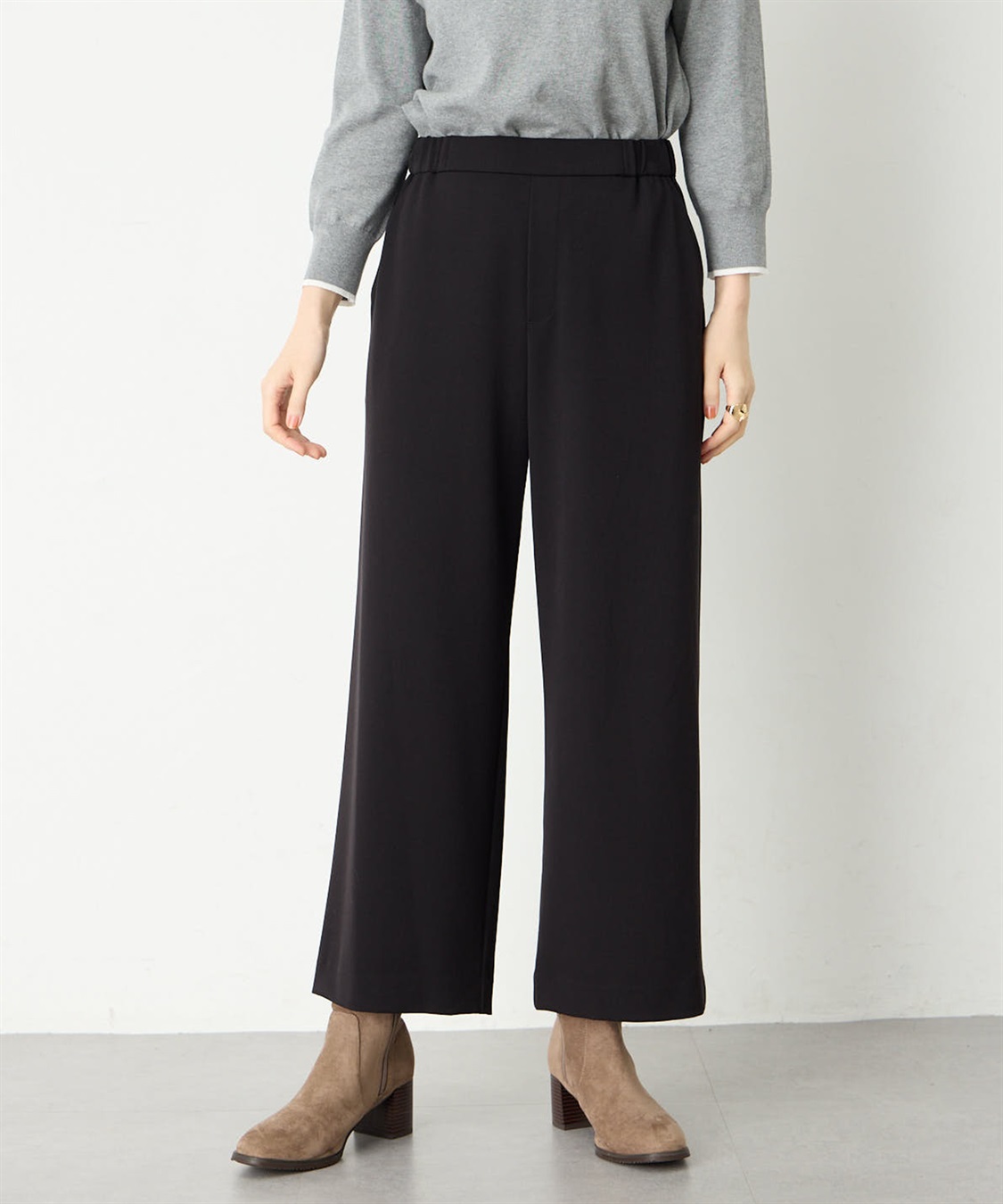 Petit Honfleur すご楽ワイドパンツ定番カラー_variation_2