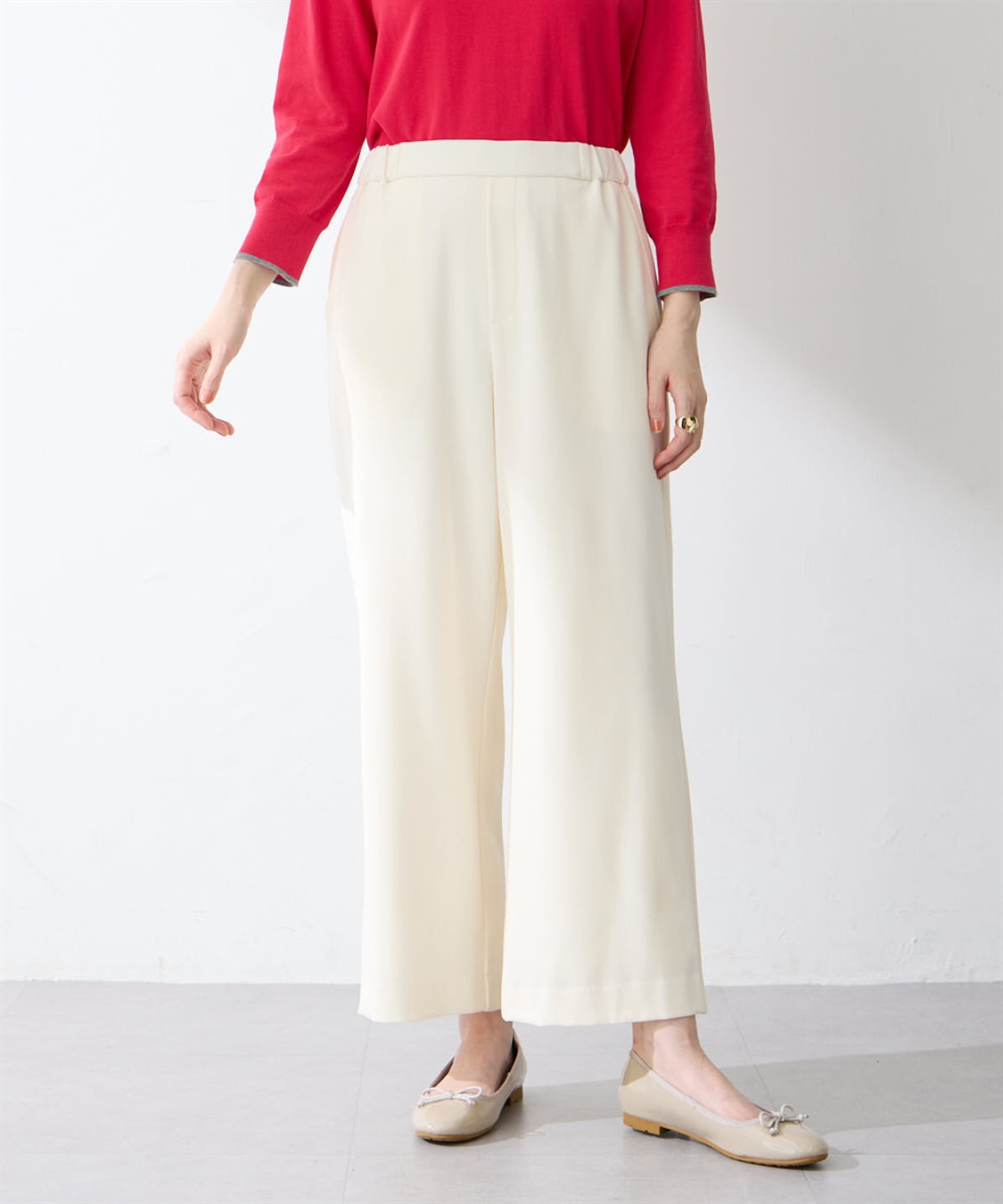 Petit Honfleur すご楽ワイドパンツ_variation_1