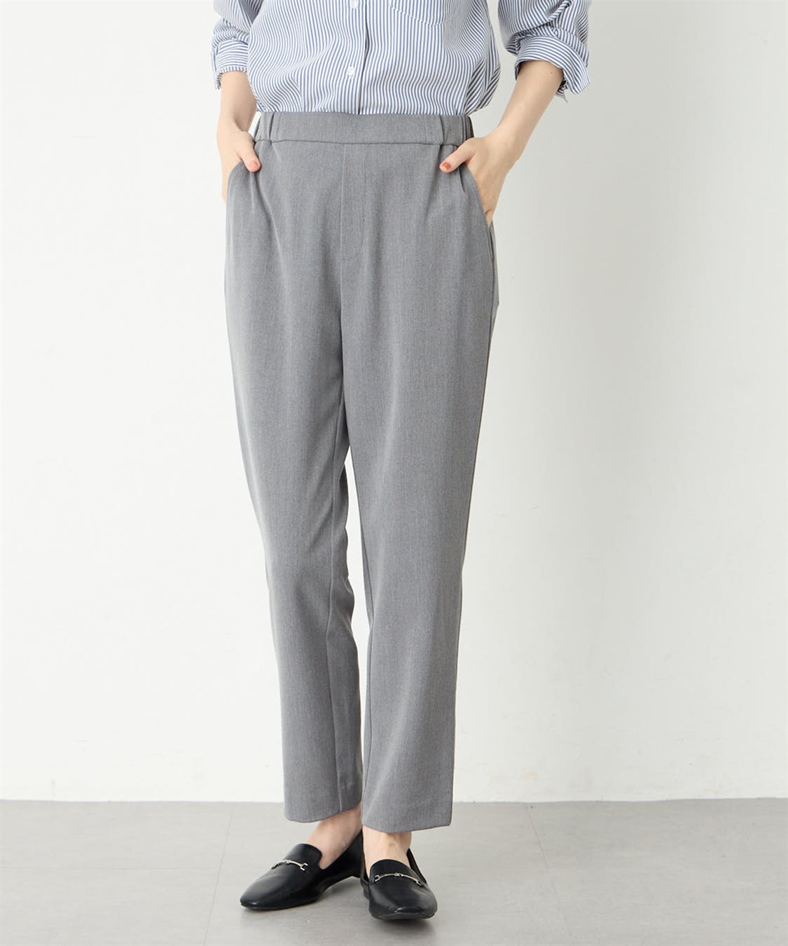 Petit Honfleur すご楽テーパードパンツ定番カラー_variation_1