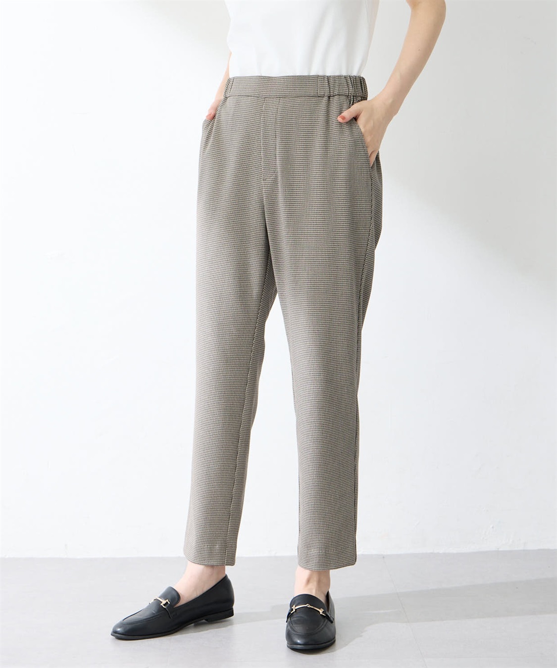 Petit Honfleur すご楽テーパードパンツ_main