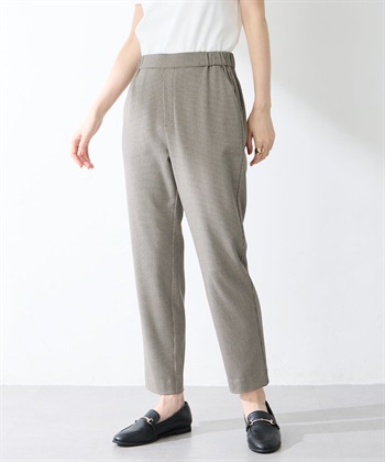 すご楽テーパードパンツ(ベージュ-M)