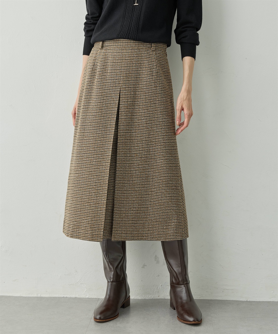 Petit Honfleur チェックスカート_variation_1