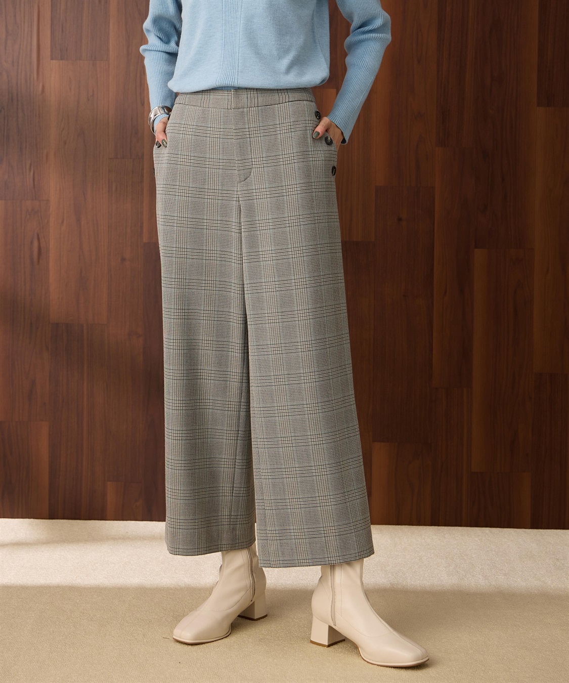 裏起毛パンツ Petit Honfleur｜クロスプラス公式通販サイト