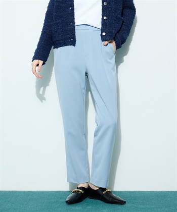 すご楽テーパードパンツ(サックス-M)