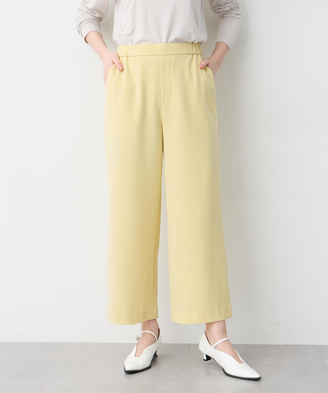 Petit Honfleur 【すご楽シリーズ】ストレッチワイドパンツ_variation_3