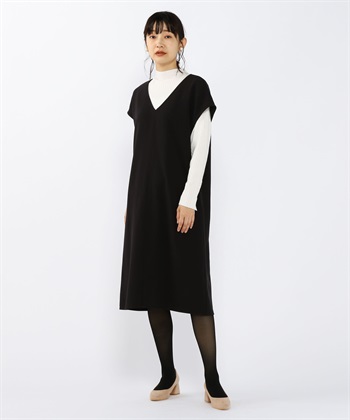 Petit Honfleur 二重織Vネックジャンパースカート_variationthumb_2