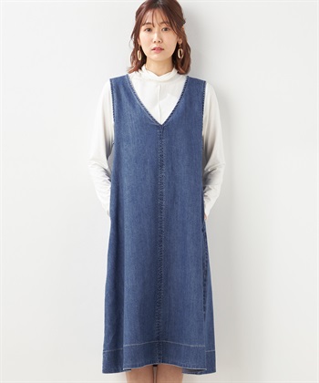 Petit Honfleur デニムジャンパースカート_variationthumb_1