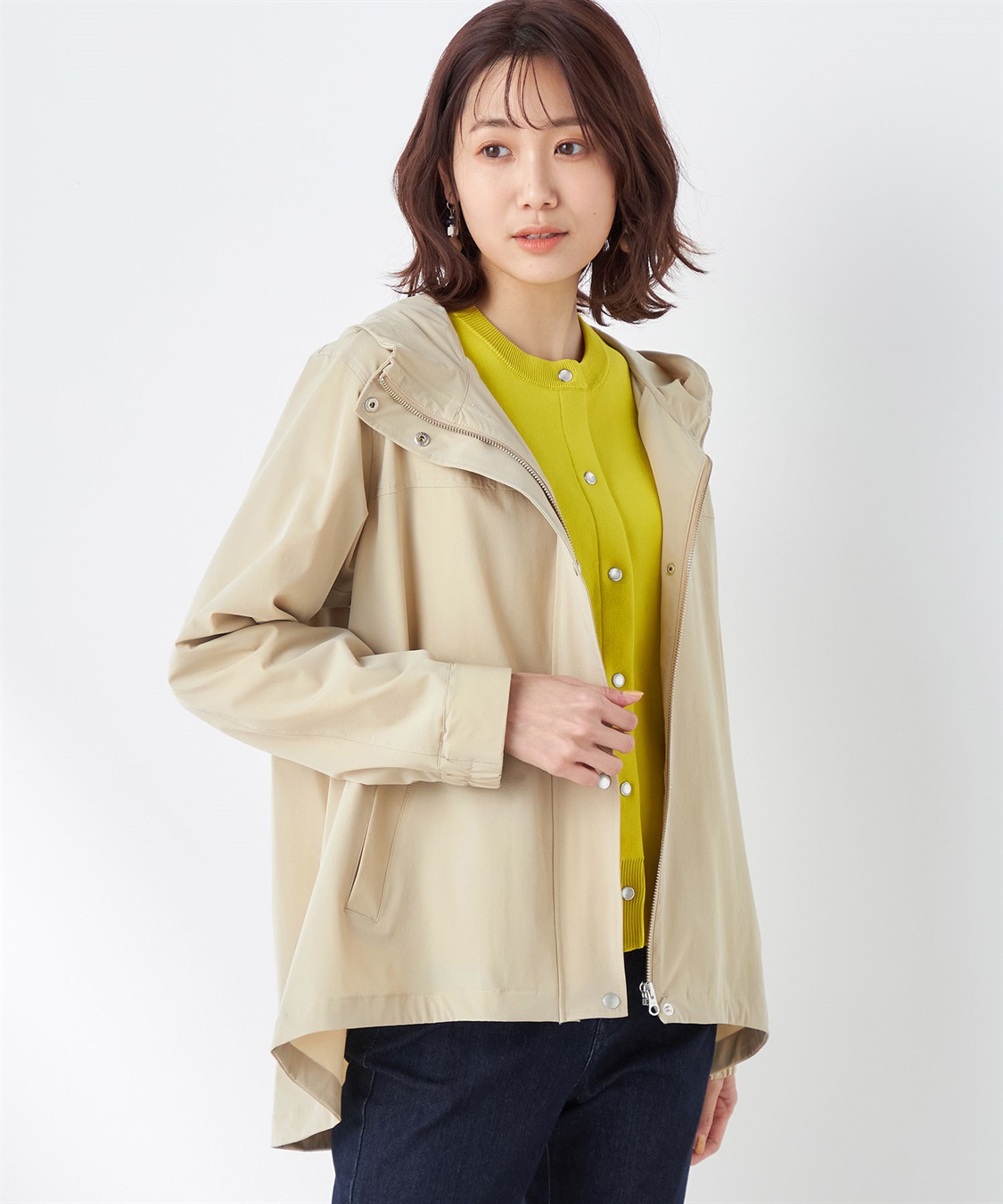 Petit Honfleur ナイロンストレッチマウンテンパーカー_variation_1