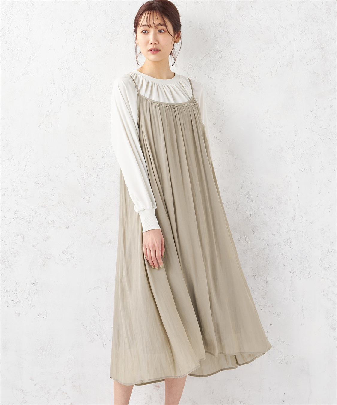 Petit Honfleur キャミワンピース_main