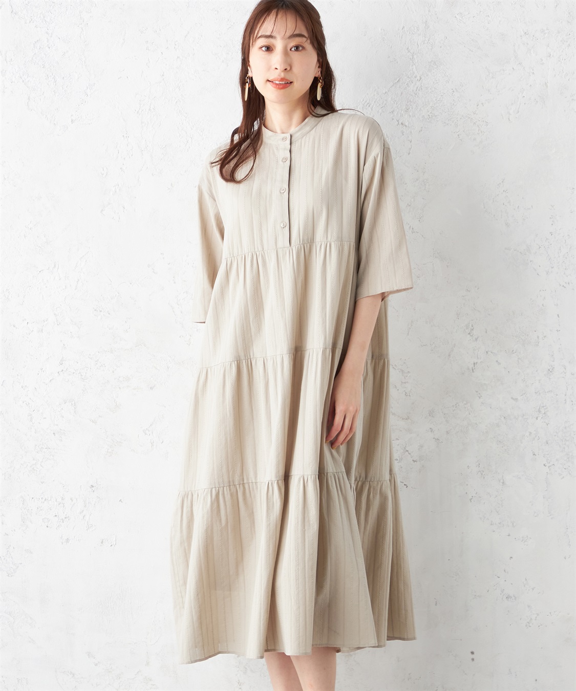 Petit Honfleur ティアードワンピース_variation_1