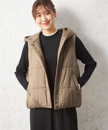 Petit Honfleur リバーシブル中綿ベスト_variationthumb_1