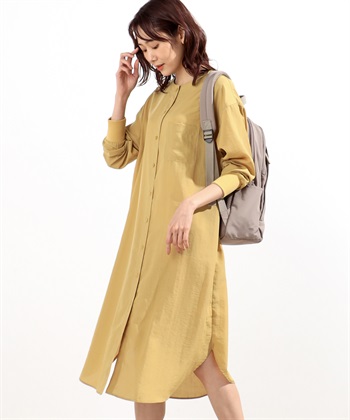 Petit Honfleur リブ袖シャツワンピース_variationthumb_1