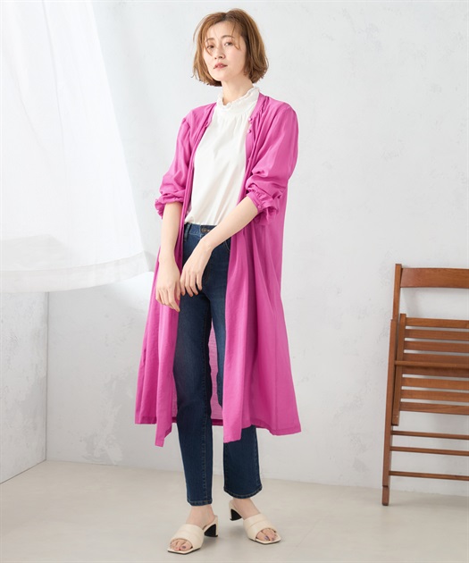 シアーシャツワンピース Petit Honfleur｜クロスプラス公式通販サイト