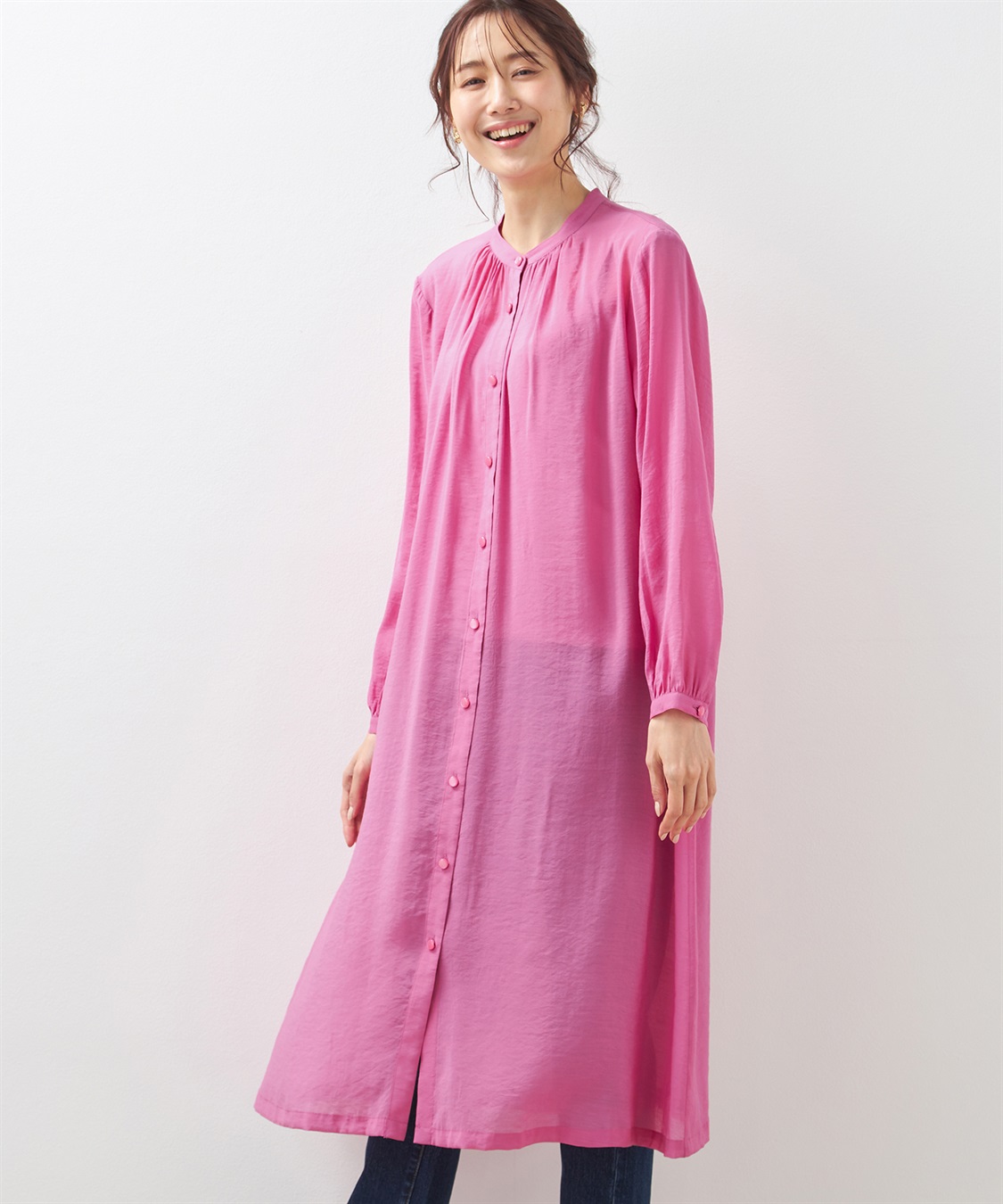 Petit Honfleur シアーシャツワンピース_variation_2