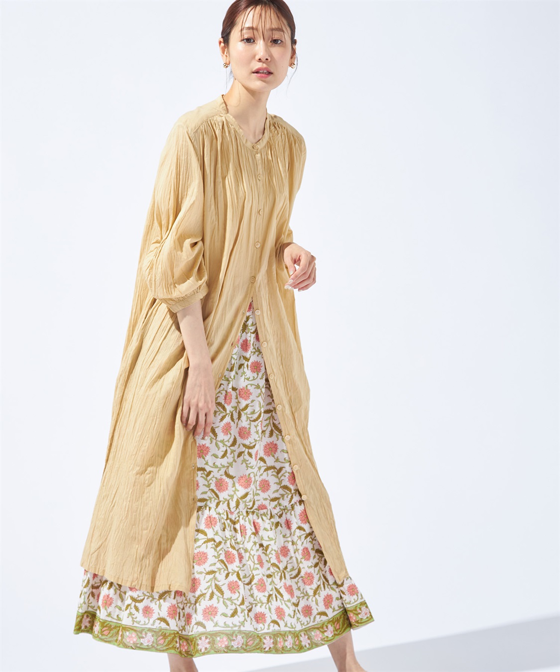 ロングワンピース Petit Honfleur｜クロスプラス公式通販サイト