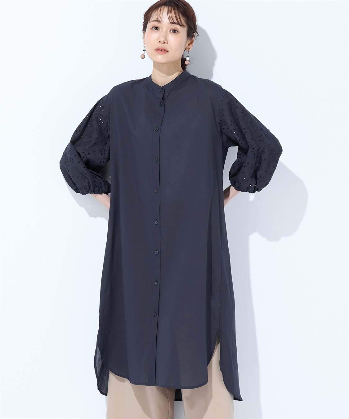 Petit Honfleur レーススリーブワンピース_variation_3