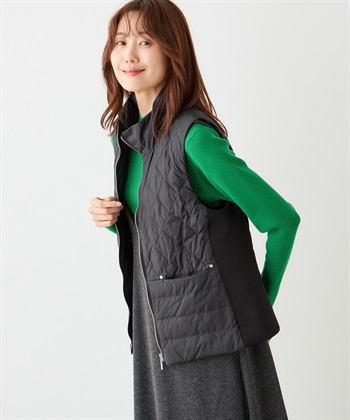 ハイブリットダウンベスト(ブラック-9号)